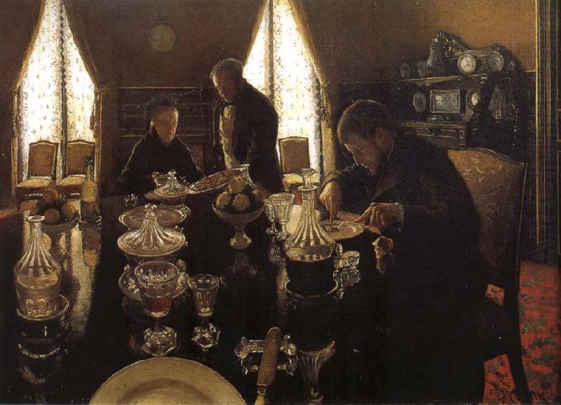 Gustave Caillebotte Supper china oil painting image